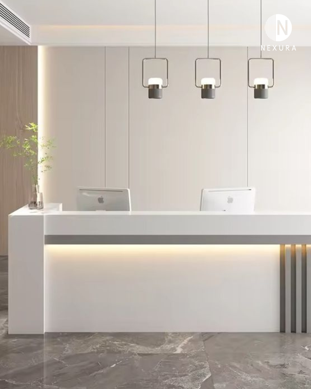 Countertop Resepsionis & Area Komersial solid surface pekanbaru riau