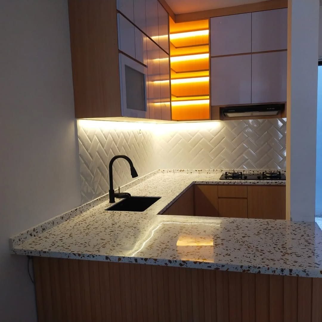 Kitchen set terrazzo